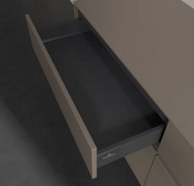 Тумба під раковину Villeroy & Boch Collaro 160х50 см ДСП сірий трюфель C07900VG