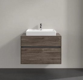 Тумба под раковину Villeroy & Boch Collaro 80х50 см ДСП каменный дуб C08000RK