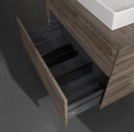 Тумба под раковину Villeroy & Boch Collaro 80х50 см ДСП каменный дуб C08000RK