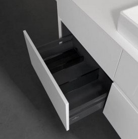 Тумба под раковину Villeroy & Boch Collaro 120х50 см МДФ глянцевый белый C08300DH