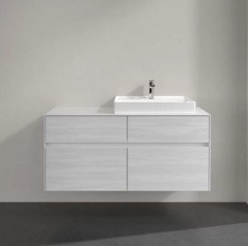 Тумба под раковину Villeroy & Boch Collaro 120х50 см ДСП белое дерево C08300E8