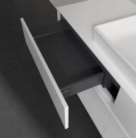 Тумба під раковину Villeroy&Boch Collaro 140х50 см МДФ глянсовий білий C08400DH