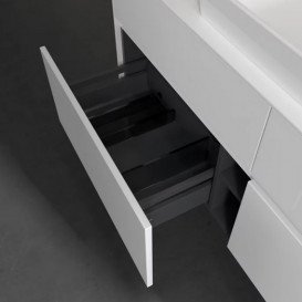 Тумба під раковину Villeroy&Boch Collaro 140х50 см МДФ глянсовий білий C08400DH