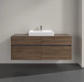 Тумба под раковину Villeroy & Boch Collaro 140х50 см ДСП дуб аризона C08400VH