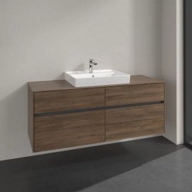 Тумба под раковину Villeroy & Boch Collaro 140х50 см ДСП дуб аризона C08400VH