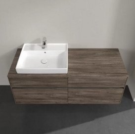 Тумба под раковину Villeroy & Boch Collaro 140х50 см ДСП каменный дуб C08500RK