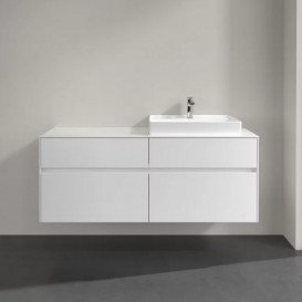 Тумба под раковину Villeroy & Boch Collaro 140х50 см ДСП белый матовый C08600MS
