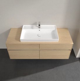 Тумба под раковину Villeroy & Boch Collaro 140х50 см ДСП северный дуб C08800VJ