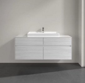 Тумба под раковину Villeroy & Boch Collaro 140х50 см ДСП белое дерево C08800E8