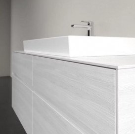 Тумба под раковину Villeroy & Boch Collaro 140х50 см ДСП белое дерево C08800E8