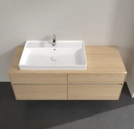 Тумба под раковину Villeroy & Boch Collaro 140х50 см ДСП северный дуб C08900VJ