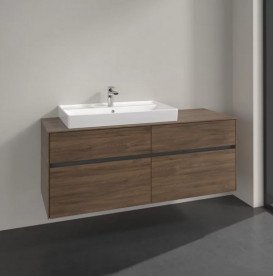 Тумба под раковину Villeroy & Boch Collaro 140х50 см ДСП дуб аризона C08900VH
