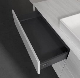 Тумба під раковину Villeroy&Boch Collaro 140х50 см ДСП біле дерево C09000E8