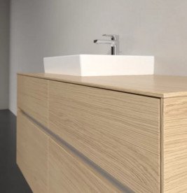 Тумба под раковину Villeroy & Boch Collaro 120х50 см с подсветкой ДСП северный дуб C071B0VJ