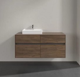 Тумба під раковину Villeroy & Boch Collaro 120х50 см із підсвічуванням ДСП дуб аризона C071B0VH