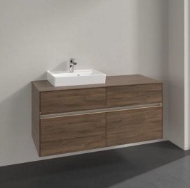 Тумба під раковину Villeroy & Boch Collaro 120х50 см із підсвічуванням ДСП дуб аризона C071B0VH