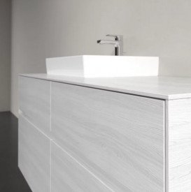 Тумба під раковину Villeroy & Boch Collaro 120х50 см із підсвічуванням ДСП біле дерево C071B0E8