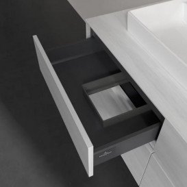 Тумба під раковину Villeroy & Boch Collaro 120х50 см із підсвічуванням ДСП біле дерево C071B0E8