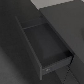 Тумба під раковину Villeroy & Boch Collaro 120х50 см із підсвічуванням МДФ глянсовий сірий C072B0FP