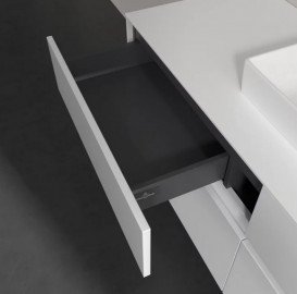 Тумба під раковину Villeroy & Boch Collaro 140х50 см із підсвічуванням МДФ глянсовий білий C073B0DH