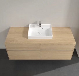 Тумба під раковину Villeroy & Boch Collaro 140х50 см із підсвічуванням ДСП північний дуб C073B0VJ