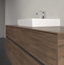 Тумба под раковину Villeroy & Boch Collaro 140х50 см с подсветкой ДСП дуб аризона C073B0VH