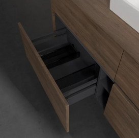 Тумба под раковину Villeroy & Boch Collaro 140х50 см с подсветкой ДСП дуб аризона C073B0VH