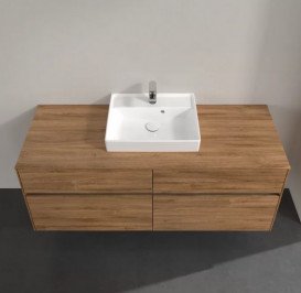 Тумба под раковину Villeroy & Boch Collaro 140х50 см с подсветкой ДСП дуб канзас C073B0RH