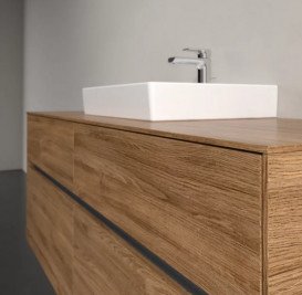 Тумба под раковину Villeroy & Boch Collaro 140х50 см с подсветкой ДСП дуб канзас C073B0RH