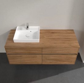 Тумба під раковину Villeroy & Boch Collaro 140х50 см із підсвічуванням ДСП дуб канзас C074B0RH