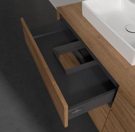 Тумба під раковину Villeroy & Boch Collaro 140х50 см із підсвічуванням ДСП дуб канзас C074B0RH