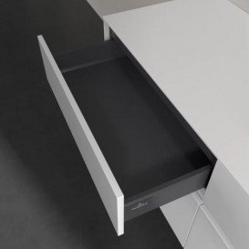 Тумба під раковину Villeroy & Boch Collaro 140х50 см із підсвічуванням ДСП матовий білий C075B0MS