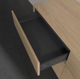 Тумба під раковину Villeroy & Boch Collaro 140х50 см із підсвічуванням ДСП північний дуб C075B0VJ