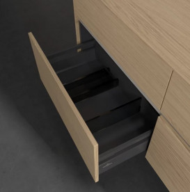 Тумба під раковину Villeroy & Boch Collaro 140х50 см із підсвічуванням ДСП північний дуб C075B0VJ