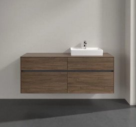 Тумба під раковину Villeroy & Boch Collaro 140х50 см із підсвічуванням ДСП дуб аризона C075B0VH