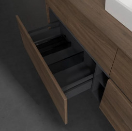 Тумба під раковину Villeroy & Boch Collaro 160х50 см із підсвічуванням ДСП дуб аризона C077B0VH