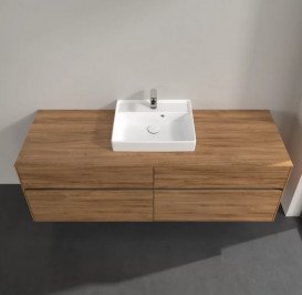 Тумба під раковину Villeroy & Boch Collaro 160х50 см з підсвічуванням ДСП дуб канзас C077B0RH