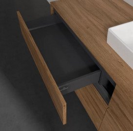 Тумба під раковину Villeroy & Boch Collaro 160х50 см з підсвічуванням ДСП дуб канзас C077B0RH