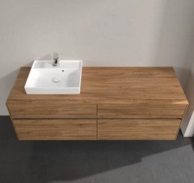 Тумба под раковину Villeroy & Boch Collaro 160х50 см с подсветкой ДСП дуб канзас C078B0RH