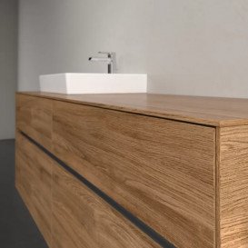 Тумба под раковину Villeroy & Boch Collaro 160х50 см с подсветкой ДСП дуб канзас C078B0RH