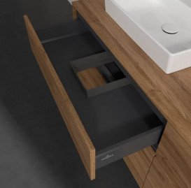 Тумба под раковину Villeroy & Boch Collaro 160х50 см с подсветкой ДСП дуб канзас C078B0RH