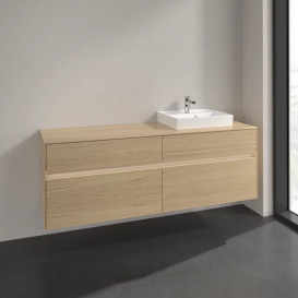 Тумба під раковину Villeroy & Boch Collaro 160х50 см із підсвічуванням ДСП північний дуб C079B0VJ