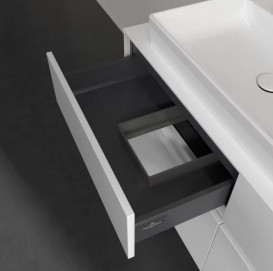 Тумба під раковину Villeroy & Boch Collaro 120х50 см з підсвічуванням МДФ глянсовий білий C082B0DH