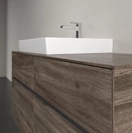 Тумба под раковину Villeroy & Boch Collaro 120х50 см с подсветкой ДСП каменный дуб C082B0RK