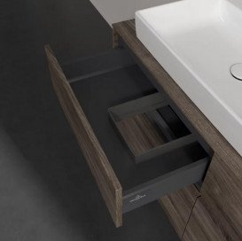 Тумба под раковину Villeroy & Boch Collaro 120х50 см с подсветкой ДСП каменный дуб C082B0RK