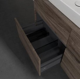 Тумба под раковину Villeroy & Boch Collaro 120х50 см с подсветкой ДСП каменный дуб C082B0RK