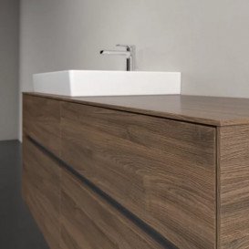 Тумба под раковину Villeroy & Boch Collaro 140х50 см с подсветкой ДСП дуб аризона C085B0VH