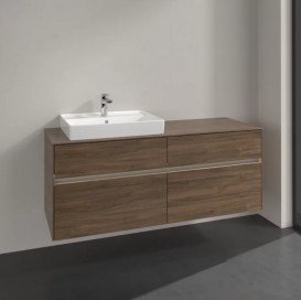 Тумба под раковину Villeroy & Boch Collaro 140х50 см с подсветкой ДСП дуб аризона C085B0VH