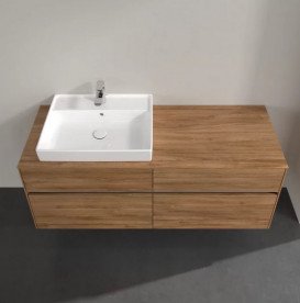 Тумба під раковину Villeroy & Boch Collaro 140х50 см із підсвічуванням ДСП дуб канзас C085B0RH