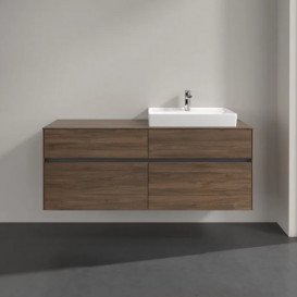 Тумба под раковину Villeroy & Boch Collaro 140х50 см с подсветкой ДСП дуб аризона C086B0VH